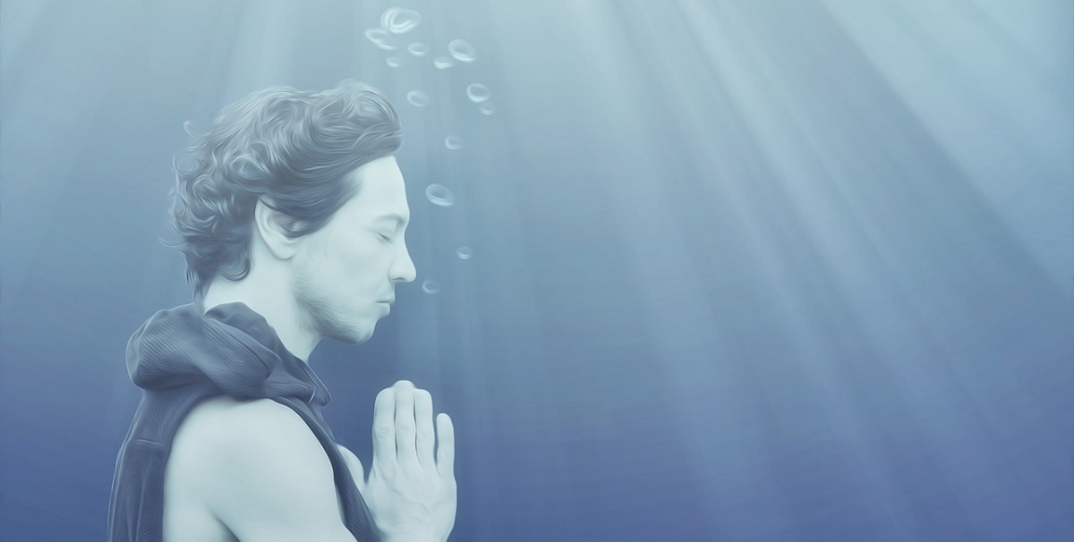 Meditation under the water