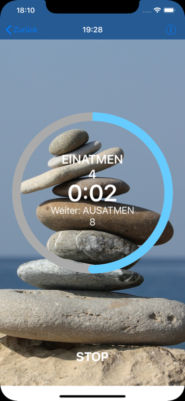 Screenshot 6 vom Apnoe Tabellen Trainer