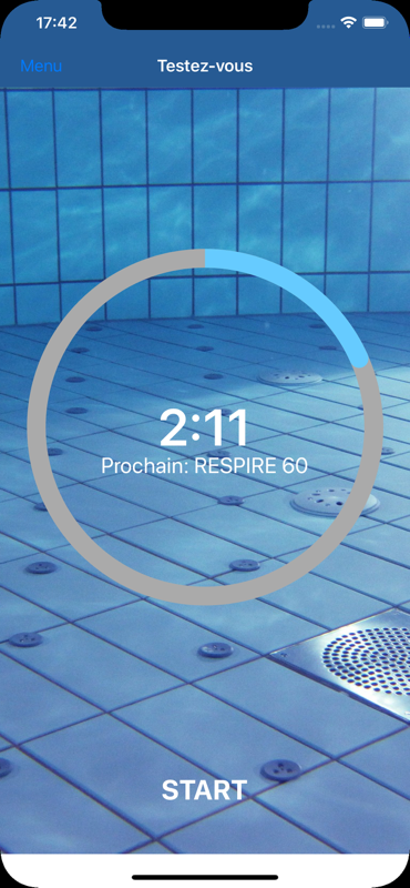 Capture d'écran 2 des Tables d'apnée