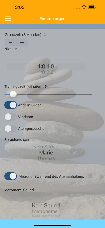 Screenshot 4 von Pranayama Atmung Yoga Timer
