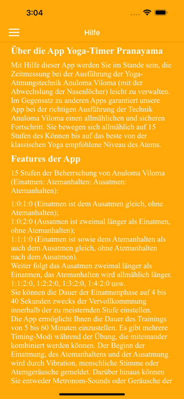 Screenshot 5 von Pranayama Atmung Yoga Timer