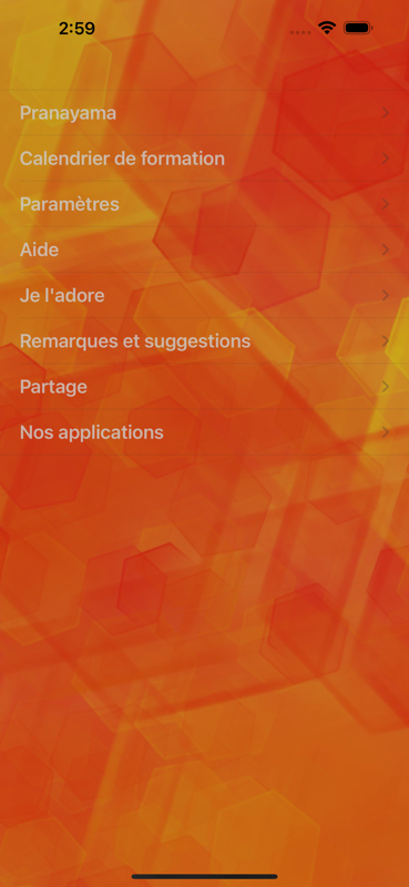 Capture d'écran 1 des Pranayama Breathing Yoga Timer