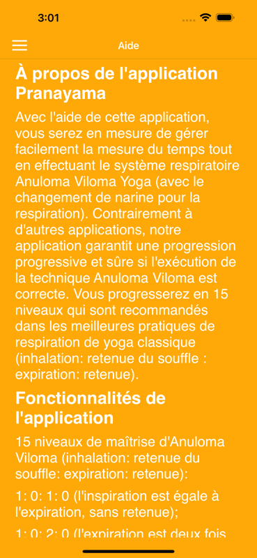 Capture d'écran 5 des Pranayama Breathing Yoga Timer